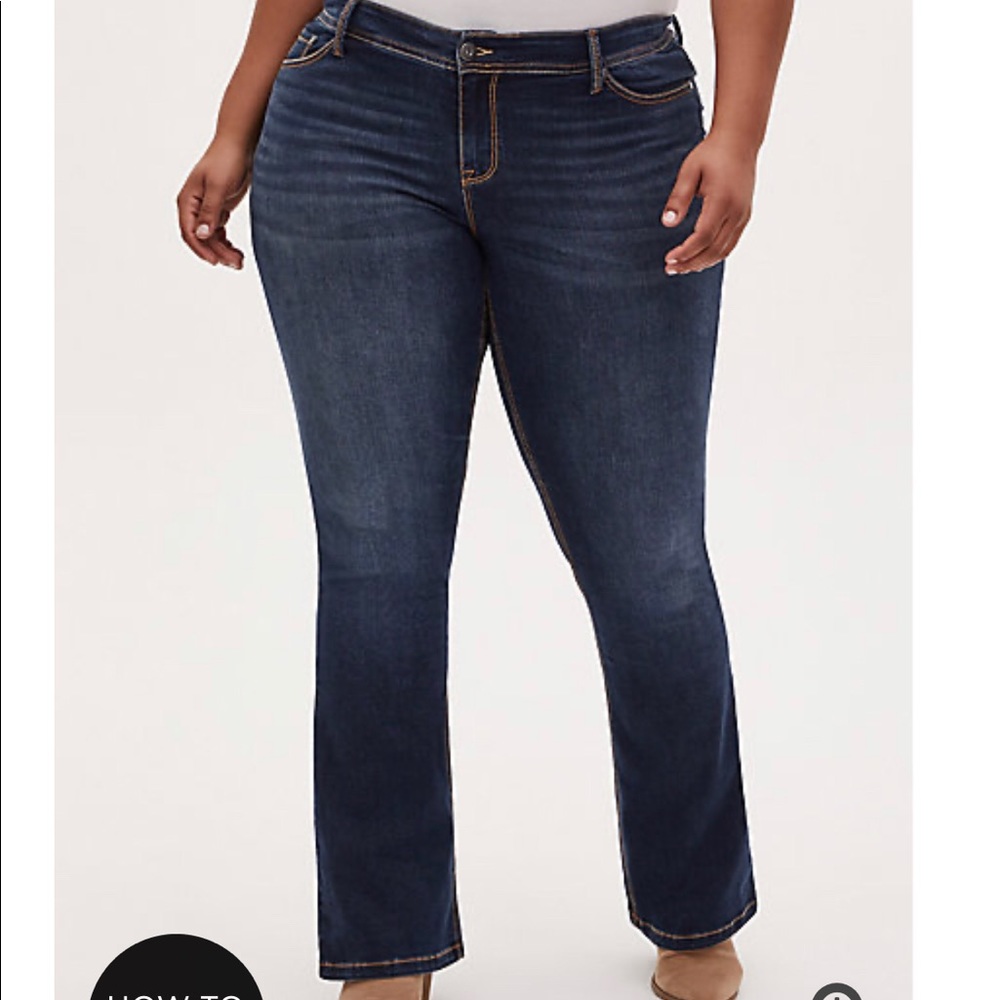 MID RISE SLIM BOOT JEAN -SUPER STRETCH MEDIUM WASH